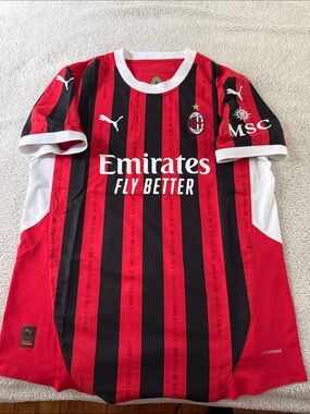 AC Milan 2024-25 Puma Home Ultraweave Player Edition Jersey